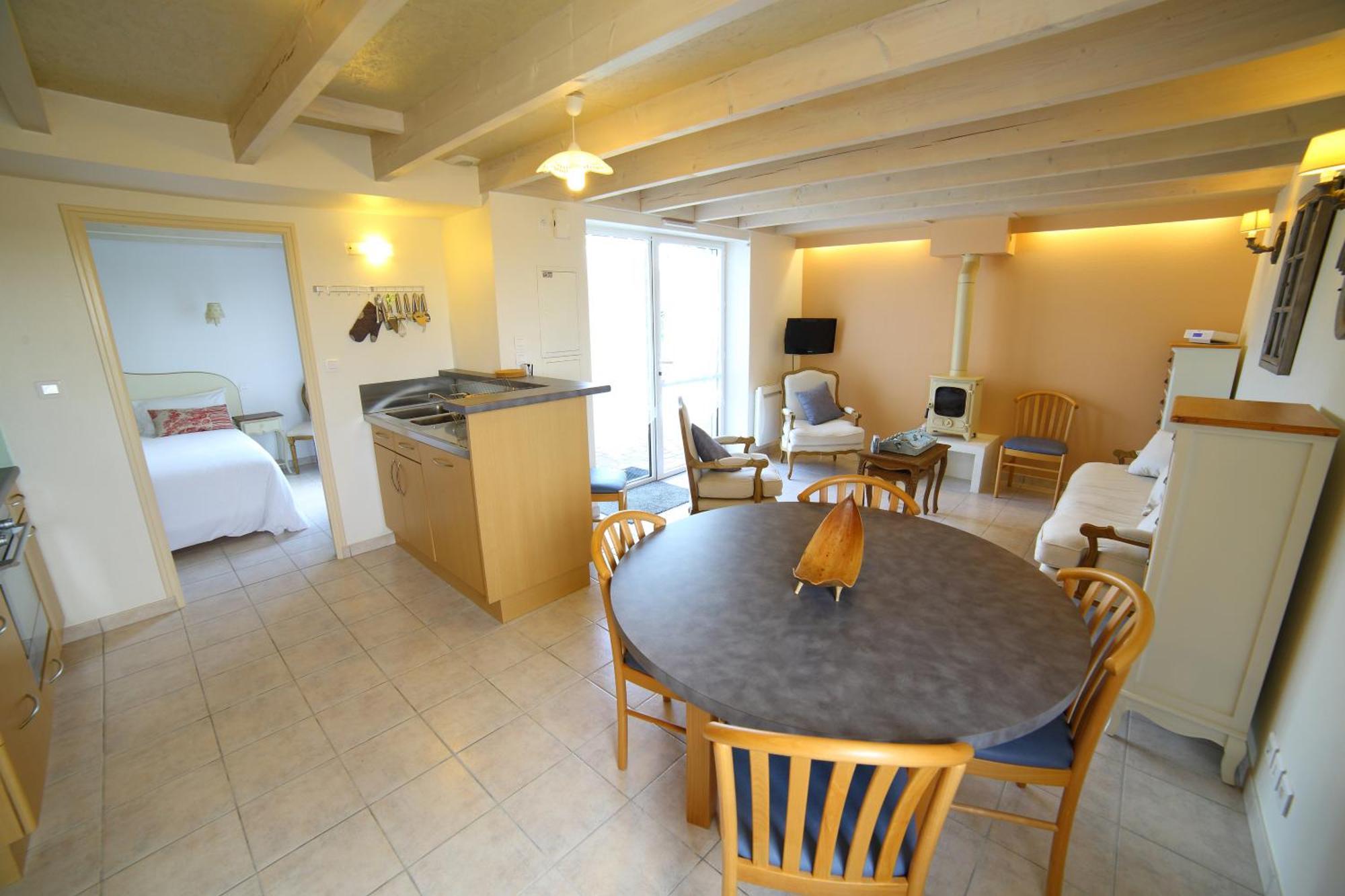 La Ferme De Vur Ven Appartement Saint-Évarzec Kamer foto