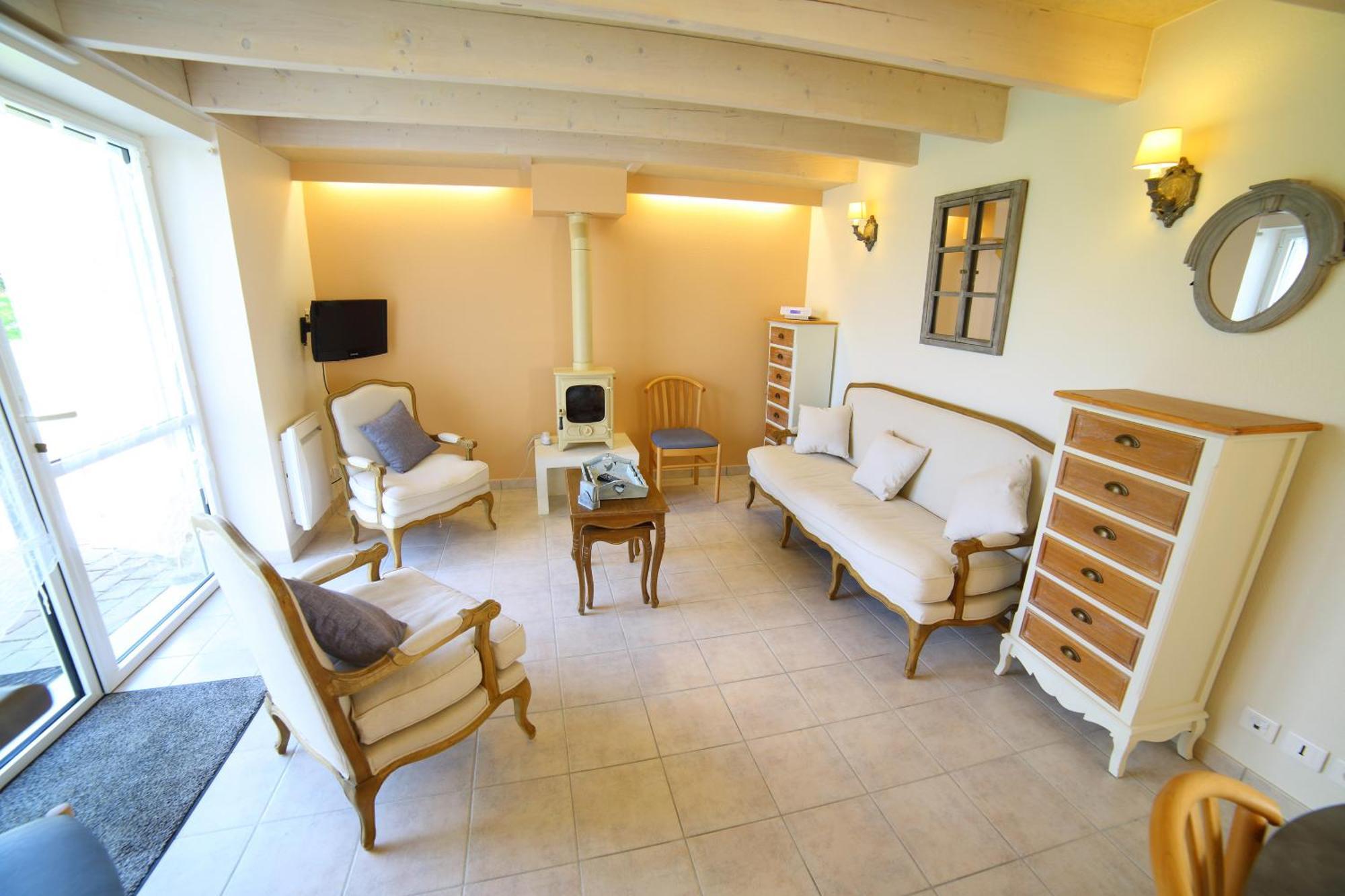 La Ferme De Vur Ven Appartement Saint-Évarzec Kamer foto